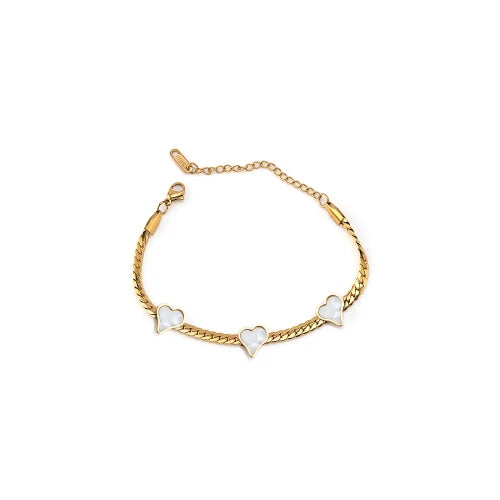 Pulseira com corações