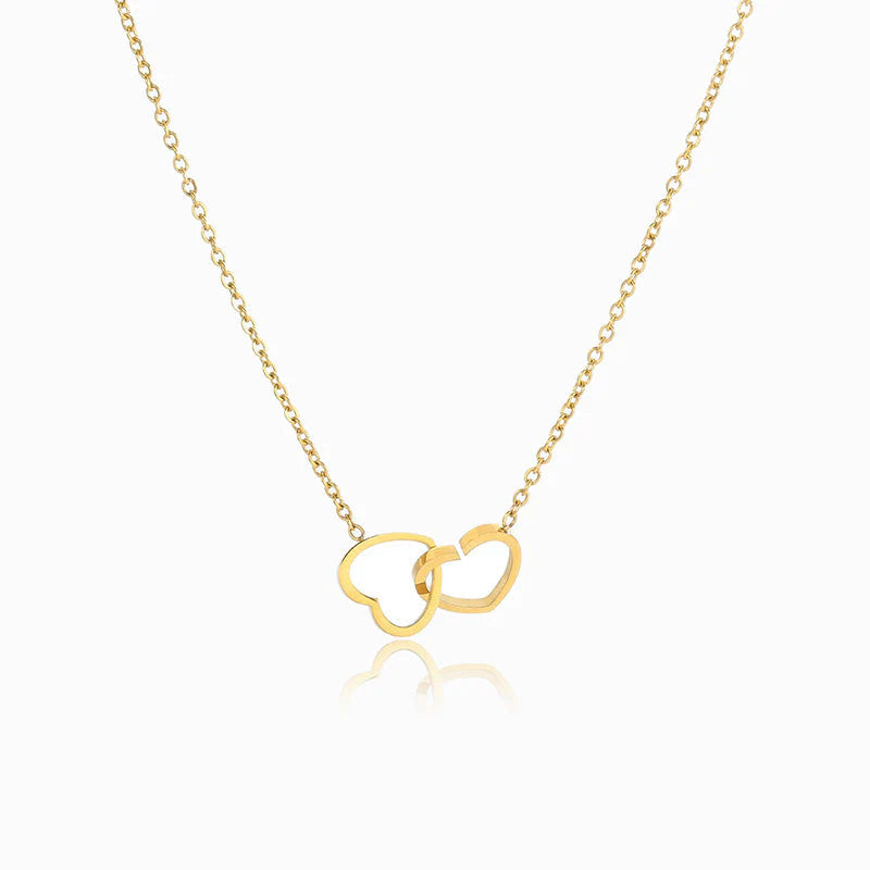 Colar dois corações